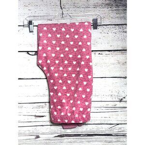 Secret Treasures Pink & White Heart Print Sleepwear Pants NWOT S/CH (4-6)